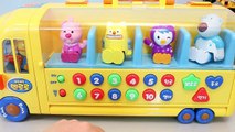 Pororo Школьный автобус Тайо Маленький автобус Английский Обучение Числа Цвета Play Doh сюрприз яйца игрушки Вы