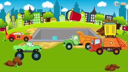The Excavator - Diggers Cartoons | Video for kids - World of Cars for children Part 2