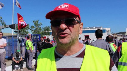 Les salariés d'Alstom en grève
