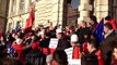 Un millier de manifestants à Colmar pour soutenir l’ex-rebelle kosovar Ramush Haradinaj