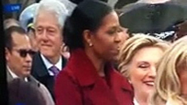 Hillary Clinton Appears To Catch Bill Clinton Checking Out Ivanka Trump At Inauguration