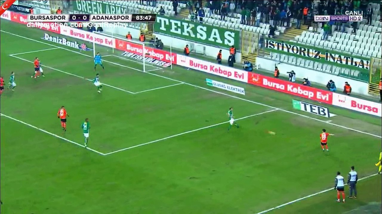 Magaye Gueye Goal HD - Bursaspor 0 - 1 Adanaspor AS - 21.01.2017