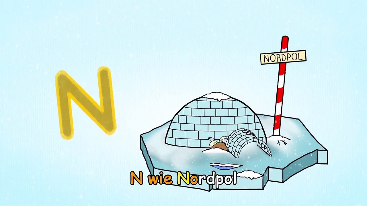 Das Deutsche Alphabet-Lied - das N-LIED - Deutsch lernen für Anfänger, Kleinkinder und Ausländer-rINM7RpwTmY