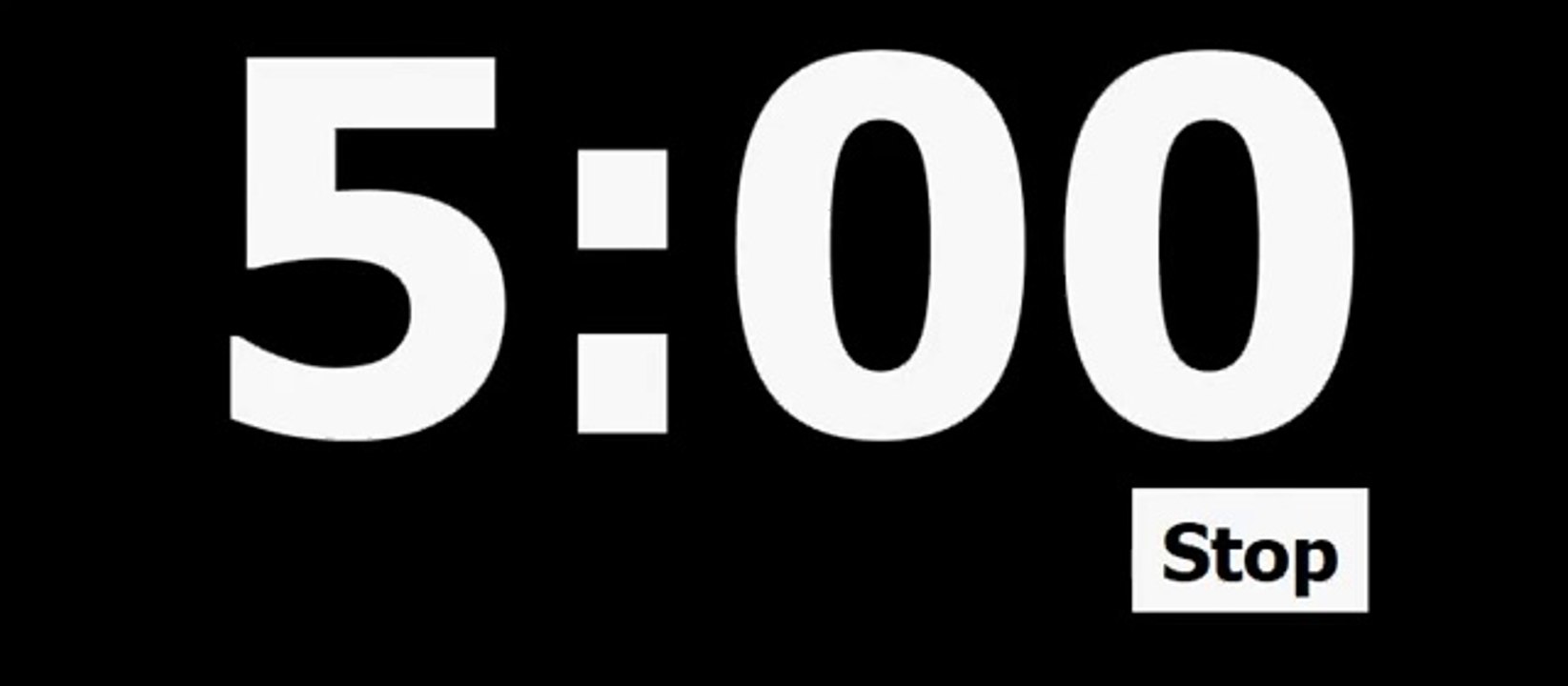 5 Minute Countdown Timer