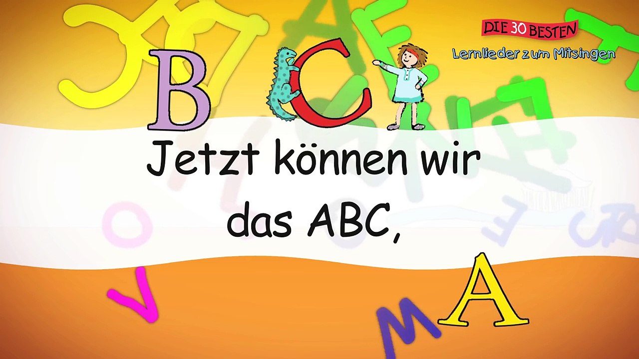 Das ABC-Lied (Das Alphabet) - Die besten Lernlieder zum Mitsingen _ Kinderlieder-JGZo27R5mz8