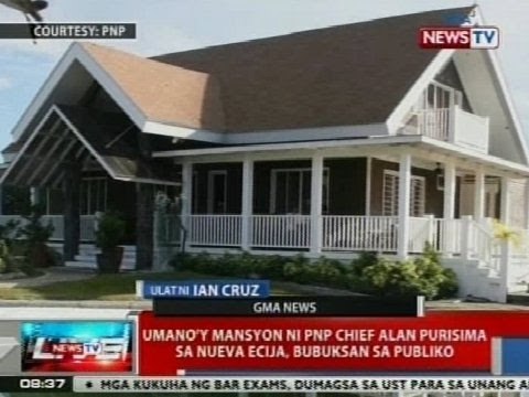 NTVL: 'Mansyon' ni PNP chief Purisima sa Nueva Ecija, bubuksan sa publiko ngayong Lunes