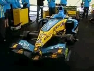 Renault F1 Engine warmup