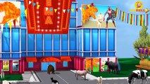 Funny Superheroes Animals Heads Joker Pranks | Little Baby Finger Family Nursery Rhymes