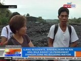 NTG: Ilang residente, binabalikan pa rin ang mga bahay sa permanent danger zone ng Bulkang Mayon