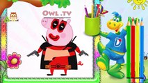 Mickey Mouse Hulk vs Peppa Pig DeadPool Family Finger Nursery Rhymes Lyrics