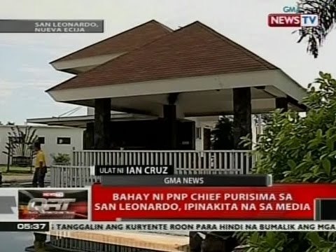 QRT: Bahay ni PNP Chief Purisima sa San Leonardo, ipinakita na sa media