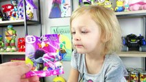 HUGE Surprise Penguin Slide Surprise Eggs Toys for Girls Trolls My Little Pony Kinder Playtime