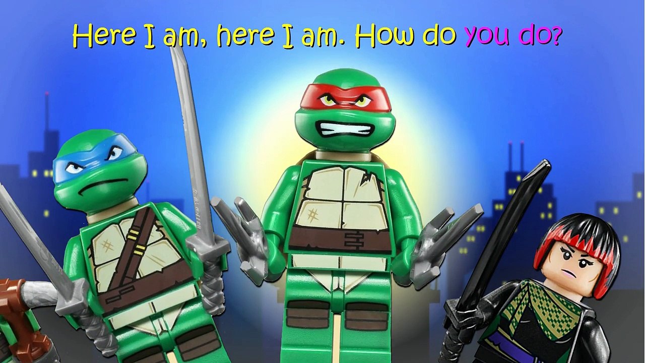 Ninja Turtles Lego Finger Family Nursery Rhymes Lyrics