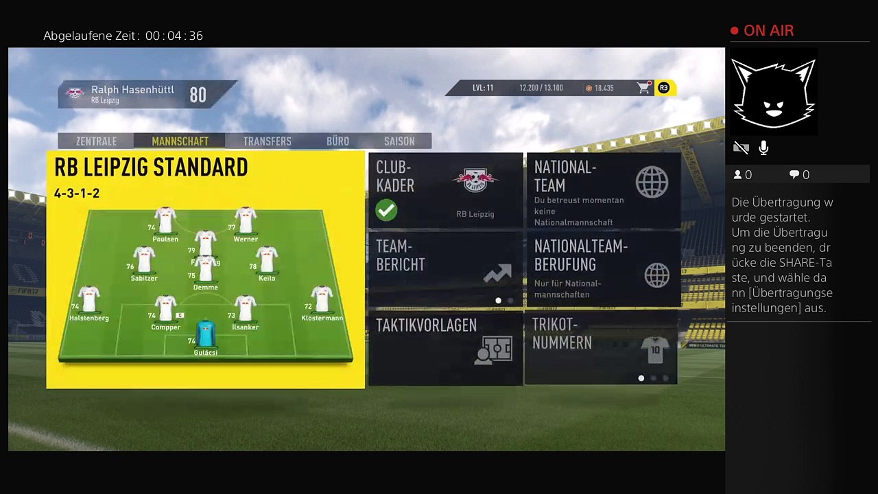 PS4-Live FiFa 17 Karriere! (2)