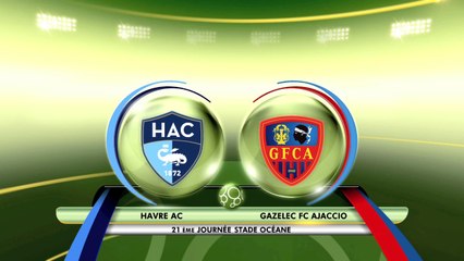 Résumé de HAC - GFC Ajaccio (1-2) du 20/01/2017