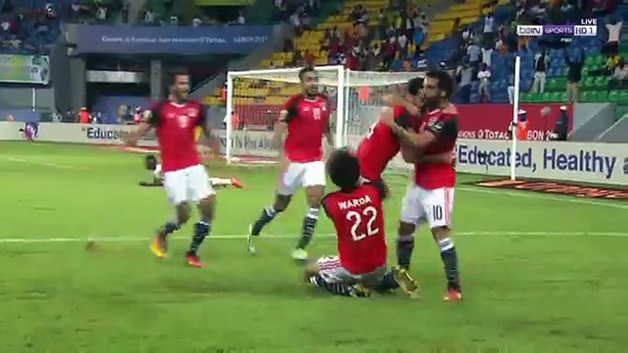 اهداف مباراة مصر واوغندا 1-0 -  كاس امم افريقيا 2017