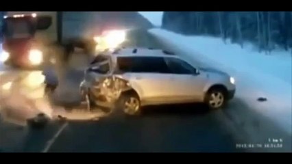 Without seatbelt  car crash compilation #1