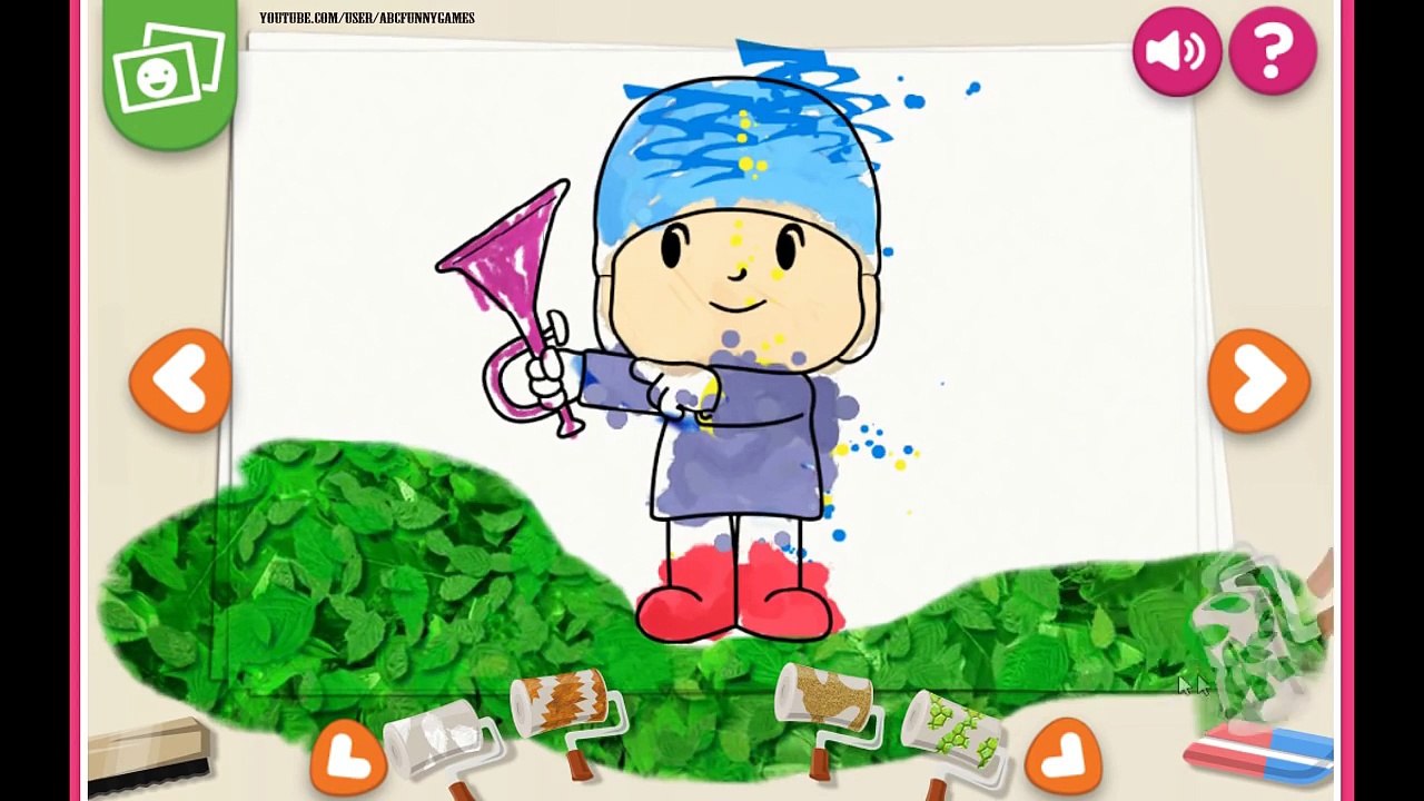 Pocoyo - Colour Nick Jr Game for Children