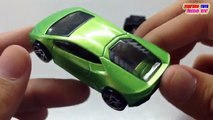 Tomica & Hot Wheels Toy | Lamborghini Vs Steam Locomotive | Kids Cars Toys Videos HD Collection