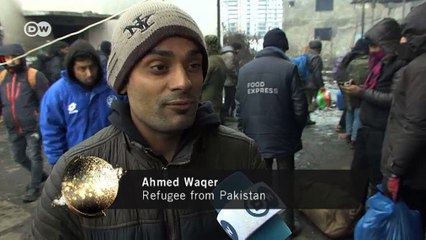 Refugees stuck in improvised camp in Serbia | World Stories