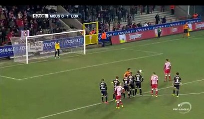 David Hubert  (Penalty) GOAL HD - Mouscron	1-1	Lokeren 21.01.2017