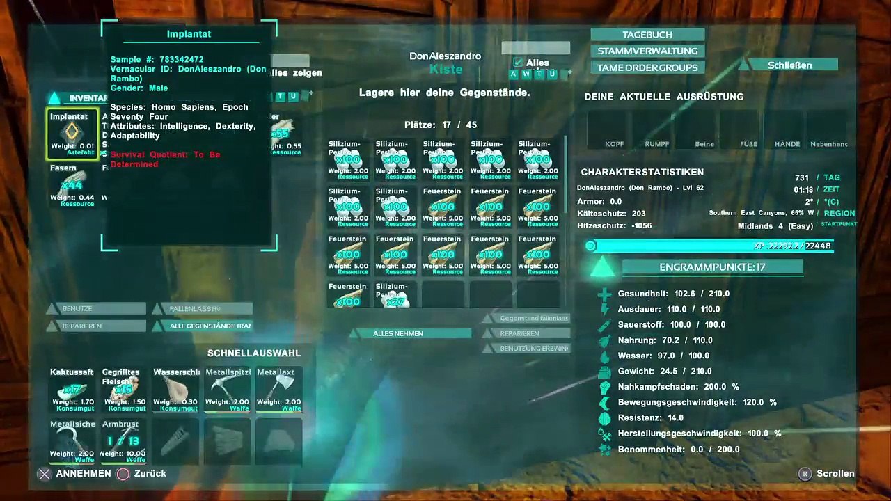 DonAleszandro ARK Survival Evolved : ««-Der Spartaner und sein Überlebenswille-»» (782)