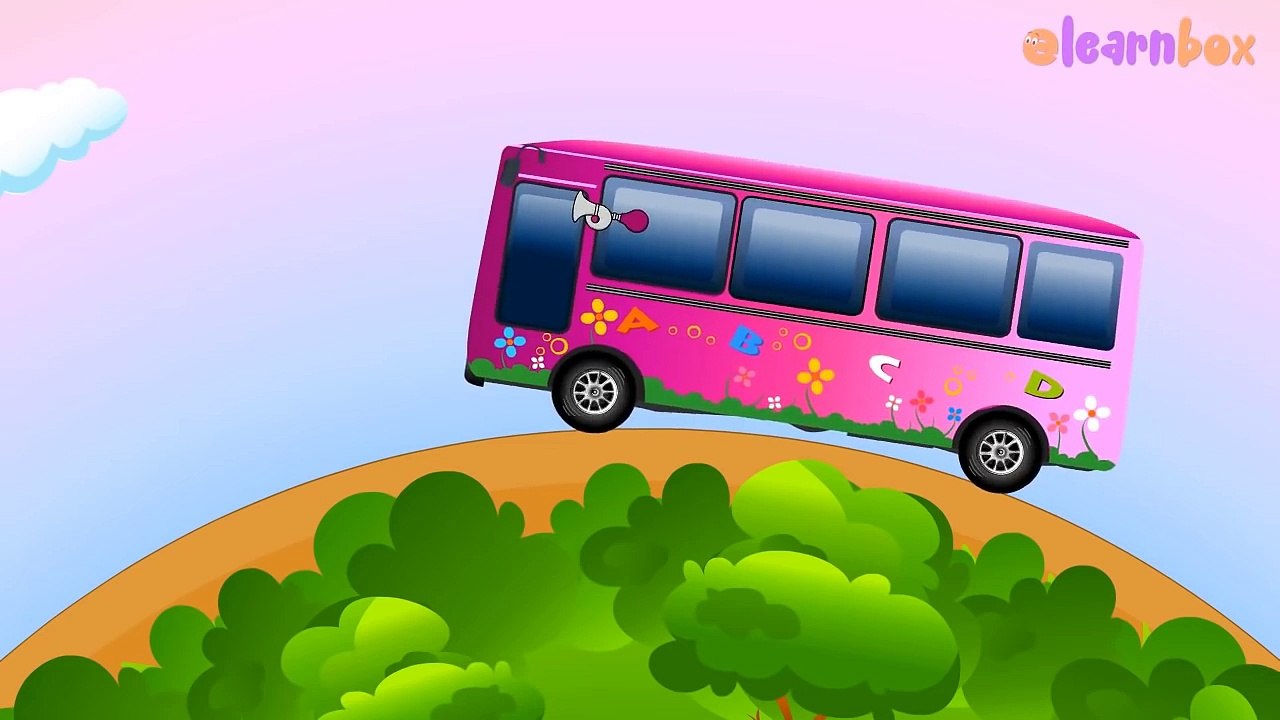 Wheels On The Bus Nursery Rhyme | Colors Song | Animal Song | Number Rhyme