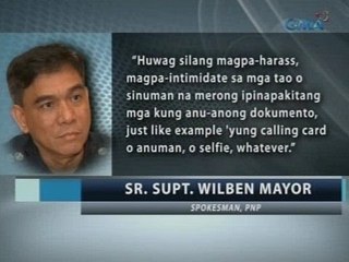 PNP: 'Wag gamitin ang selfie sa matataas na opisyal para makalusot sa traffic violation