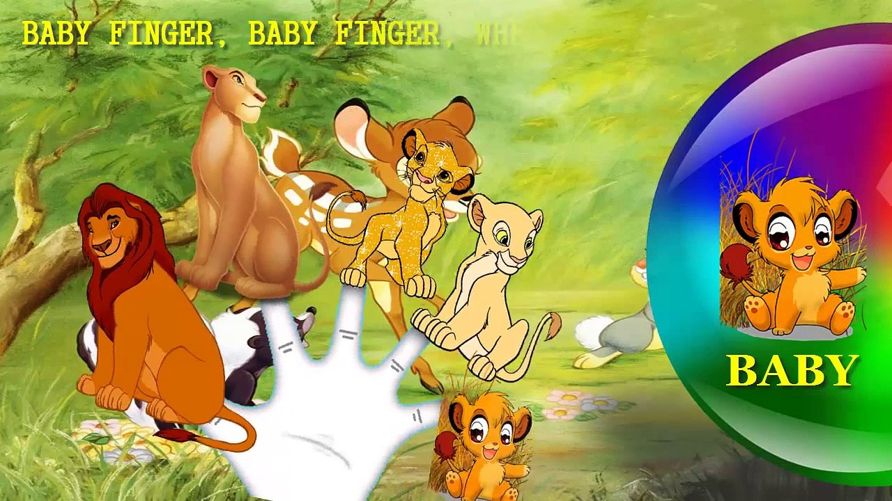 Король Лев семья палец песня [потешки] палец семейного отдыха | игрушки пародия
