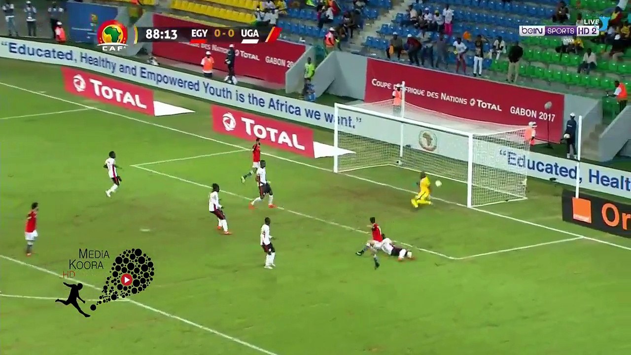 اهداف مباراة مصر واوغندا 1-0 شاشة كاملة كاس امم...