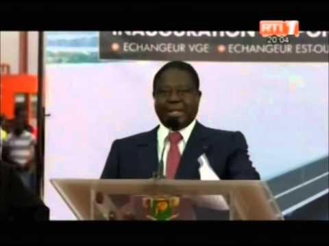 Discours du Président Henri Konan BEDIE lors de la Cérémonie d' inauguration du pont portant son