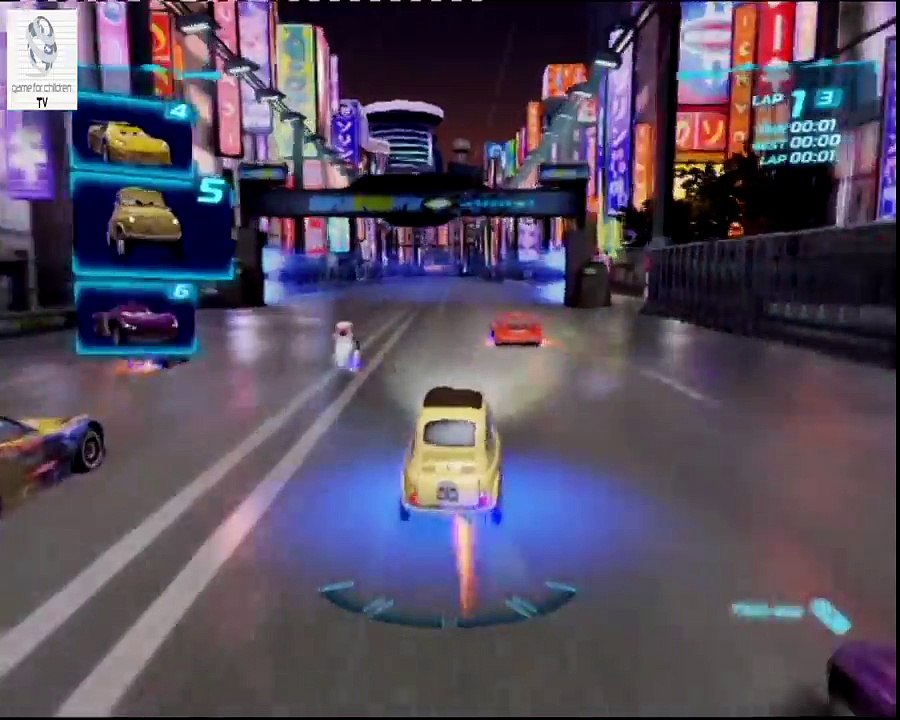 Cars 2 Game - Luigi - Ginza Sprint - Disney Car