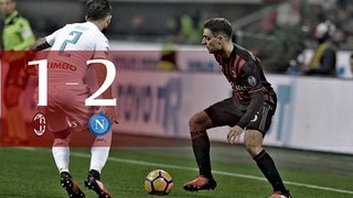 AC Milan vs Napoli 1-2 All Goals And Highlighs 21.01.2017