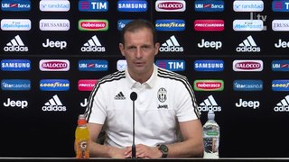 Conferenza Allegri Juventus-Lazio