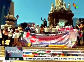 Movimientos sociales de México se unen para protestar contra Trump