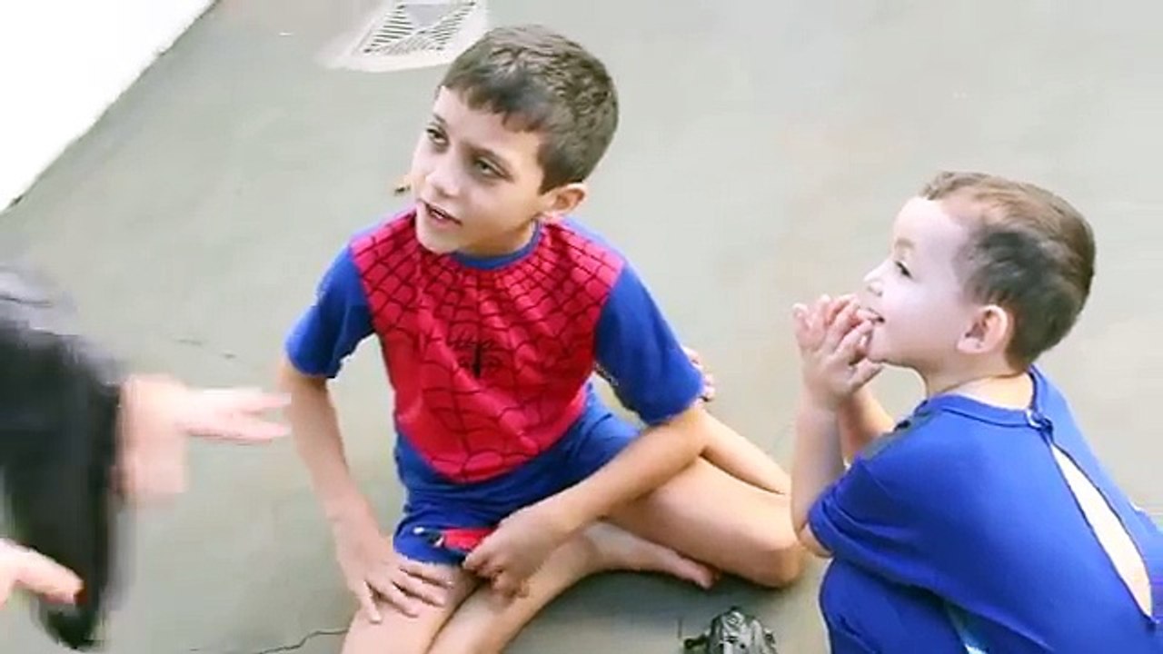 Spiderman & Captain America Poop Colored Orbeez Superheroes Kids VS Maleficent in Real Lif