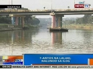 Скачать видео: NTG: 7-anyos lalaki, nalunod sa ilog sa Marikina