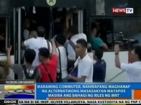NTG: Commuters, nahirapang maghanap ng masasakyan matapos magkaaberya sa MRT kanina