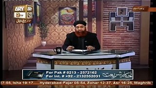 Ahkam e Shariat Live 21 January 2017, Topic- Questions n Answers_x264