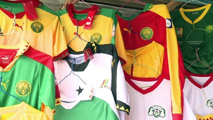 Conflicted Cameroonians in Gabon - Oyem football fans pick sides