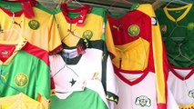 Conflicted Cameroonians in Gabon - Oyem football fans pick sides