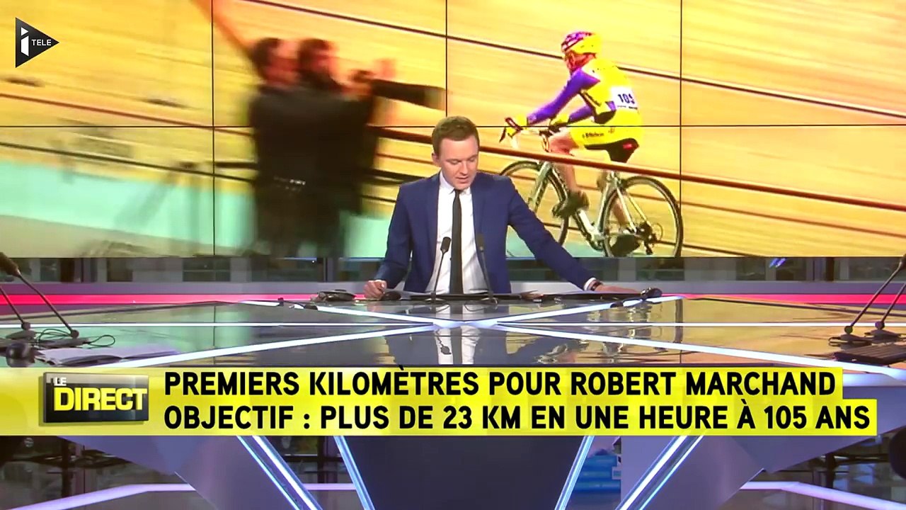Cyclisme  - Robert Marchand, 105 ans, s'est élancé pour tenter d'établir le record du monde de...-6wMDr4JsYmE