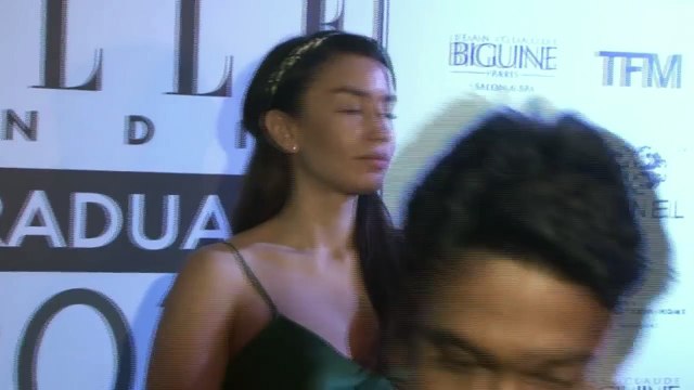 Elena Fernandes Exposes Cleavage and Thighs At Elle India Graduates Fashion Sho