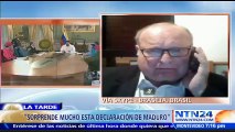 Sorprende la prudencia en la diplomacia bolivariana ante la presidencia de Trump, advierte ex embajador