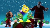 Santa Claus & Toon Baby ABC Song for Children | 3D Animated Nursery ABC Rhymes for Kids