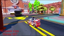 BLACK SPIDERMAN Driving Bus & Riding Disney Custom Lightning Mcqueen CARS & Cars With Spiderman