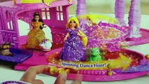 NEW Glitter Glider Castle Magic Clip Dolls Frozen Elsa Merida Belle Cinderella DisneyCarToys