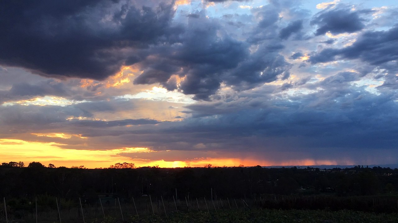 sunset from Ferrers Road