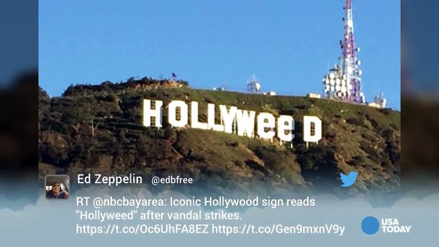Iconic Hollywood Sign Now Reads 'Hollyweed'-61xJqni1kQk