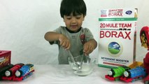 HOW TO MAKE A BOUNCY BALL Easy Science Experiments for kids with Thomas and Friends